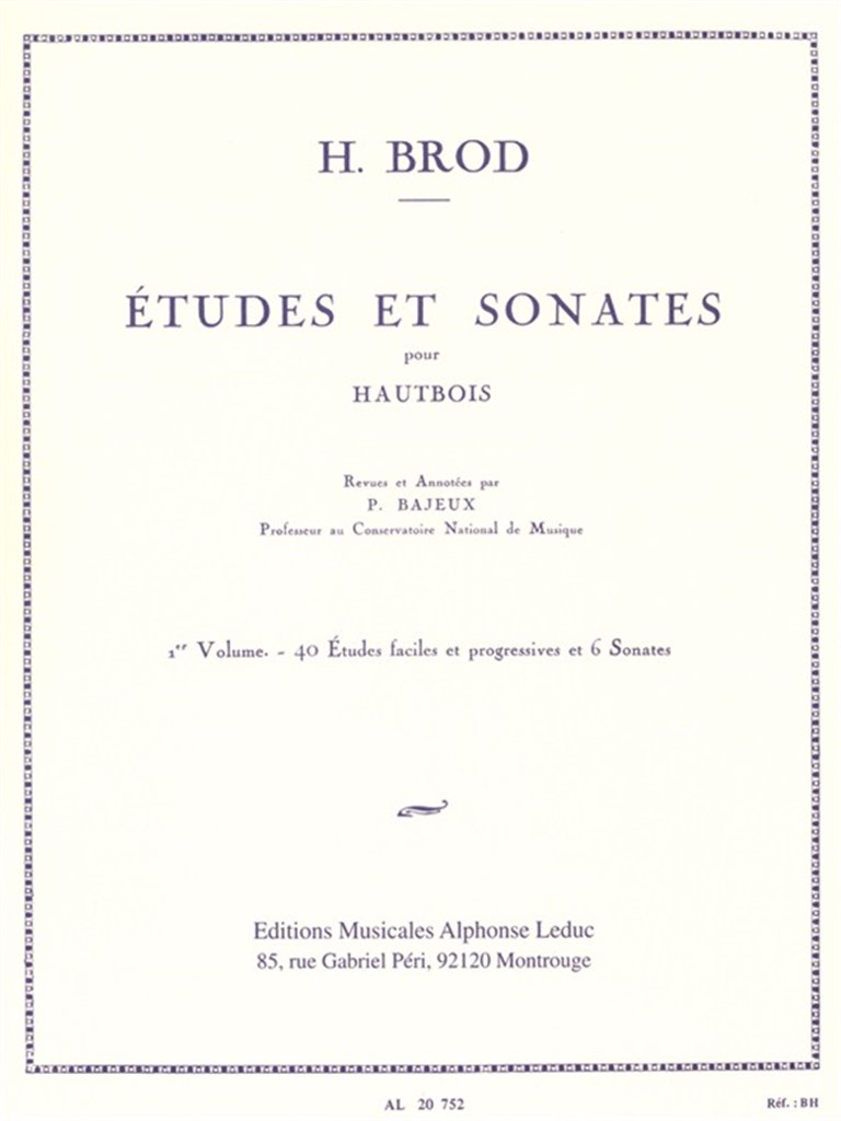 Etudes et Sonates Vol. 1